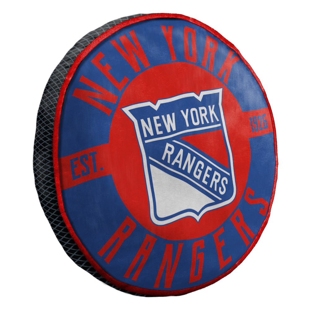 New York Rangers Travel Cloud Pillow - 15 inch