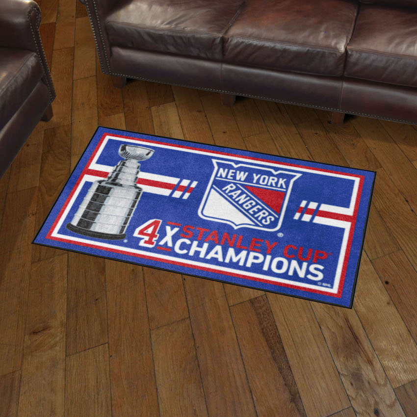 New York Rangers 3 x 5 DYNASTY Area Rug