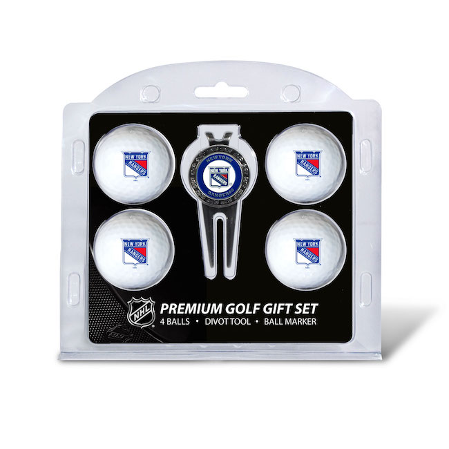 New York Rangers 4 Golf Ball and Divot Tool Set