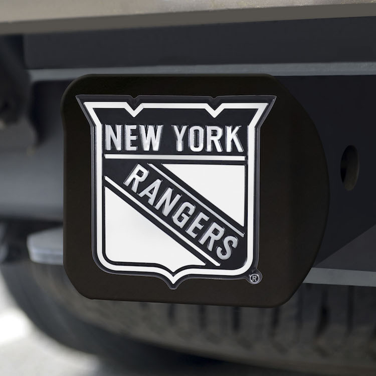 New York Rangers BLACK Trailer Hitch Cover