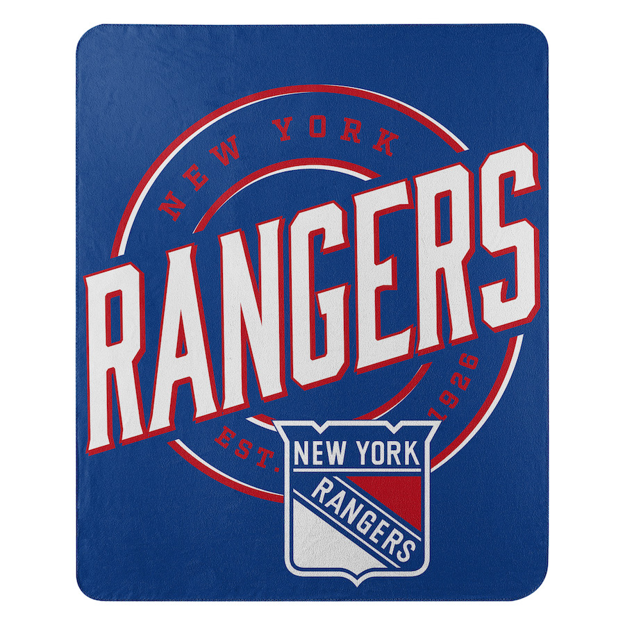 New York Rangers Fleece Throw Blanket 50 x 60