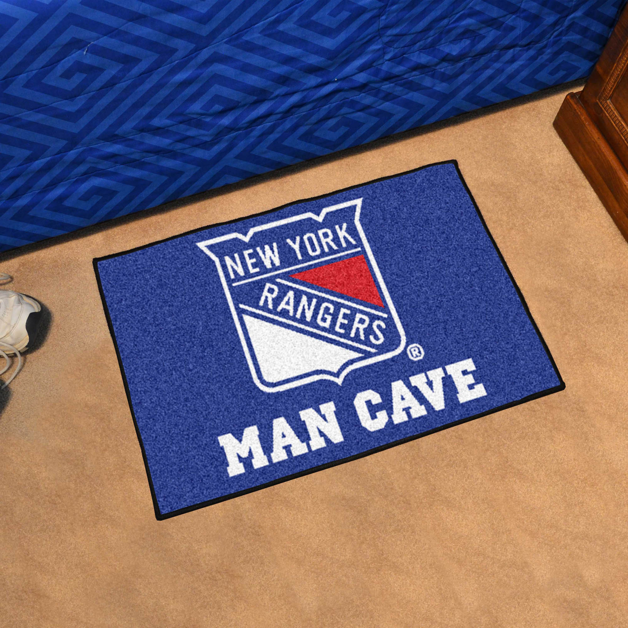 New York Rangers MAN CAVE 20 x 30 STARTER Floor Mat