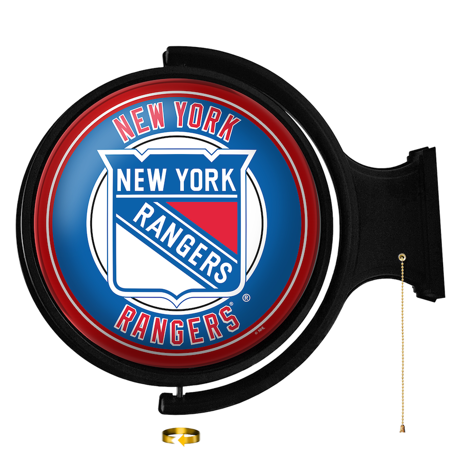 New York Rangers LED Rotating Wall Sign