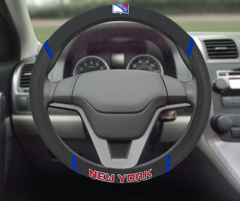 New York Rangers Steering Wheel Cover