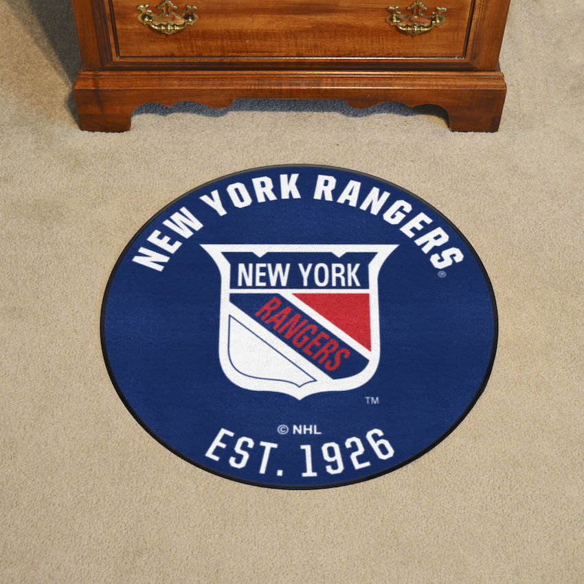 New York Rangers Vintage Roundel Mat - Throwback Logo