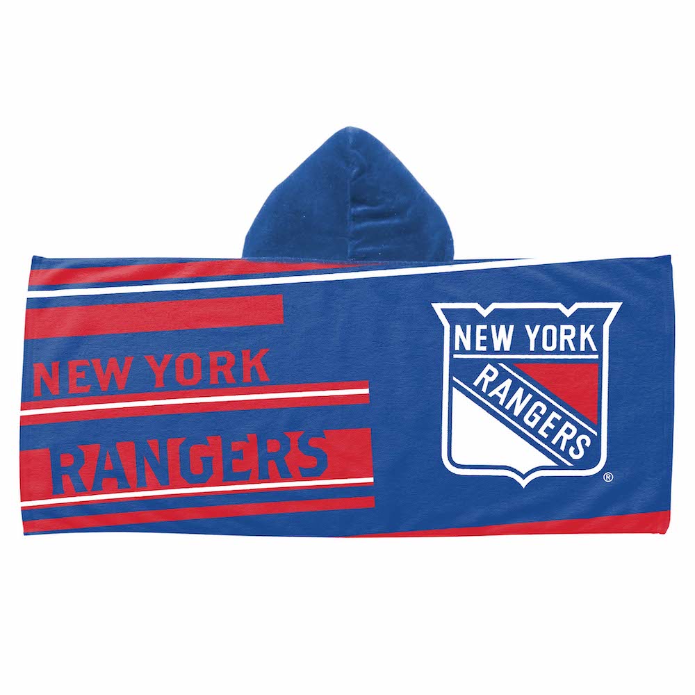 New York Rangers Youth Hooded Beach Towel