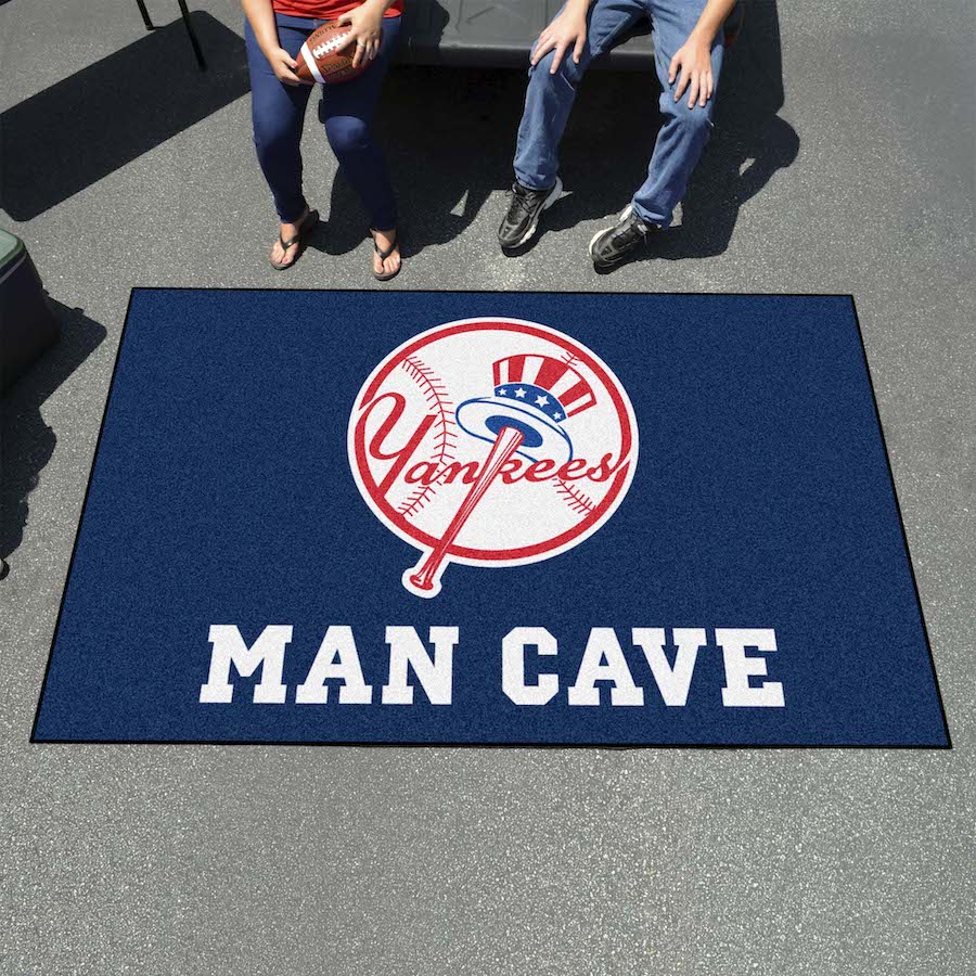 New York Yankees ALT LOGO UTILI-MAT 60 x 96 MAN CAVE Rug