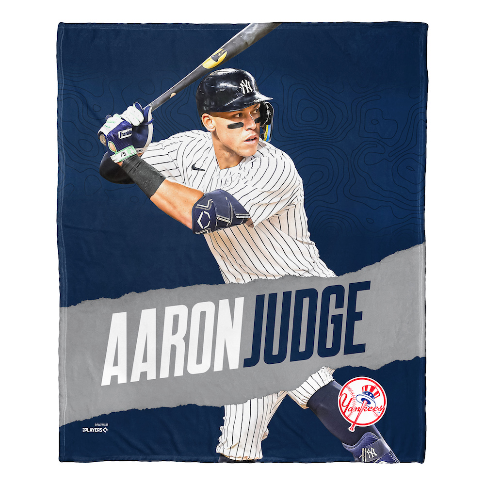 New York Yankees Aaron Judge Silk Touch Throw Blanket 50 x 60 inch