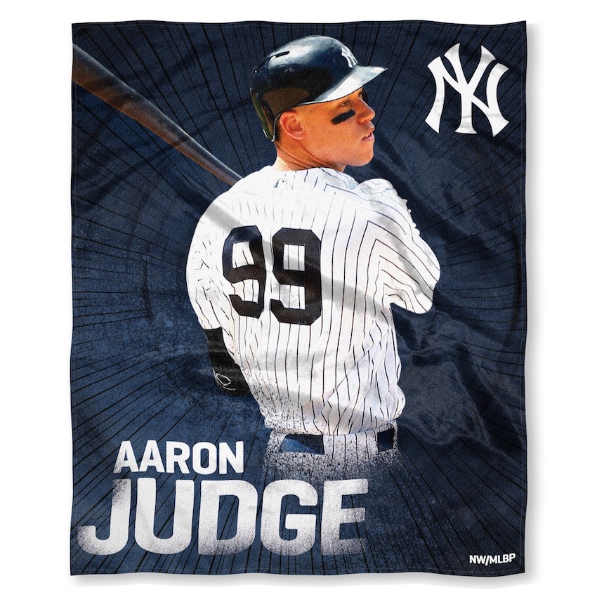 New York Yankees Aaron Judge Silk Touch Throw Blanket 50 x 60