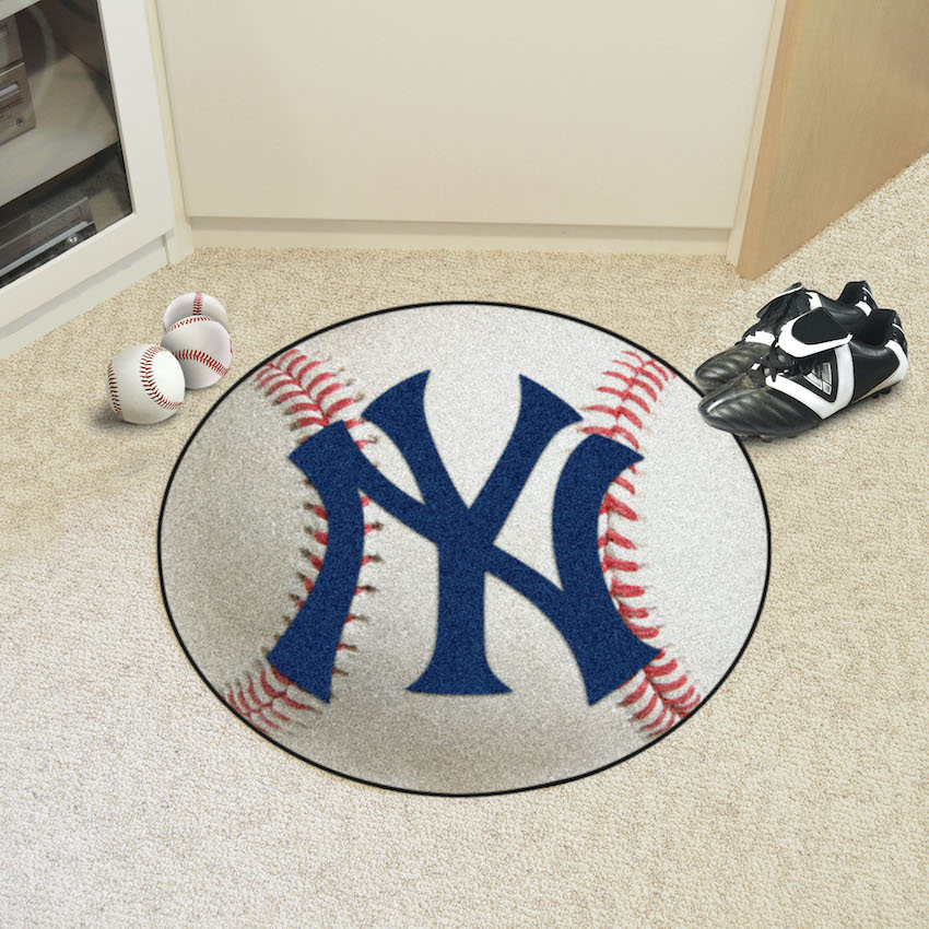 New York Yankees Round Baseball Mat