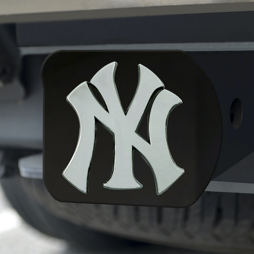 New York Yankees BLACK Trailer Hitch Cover