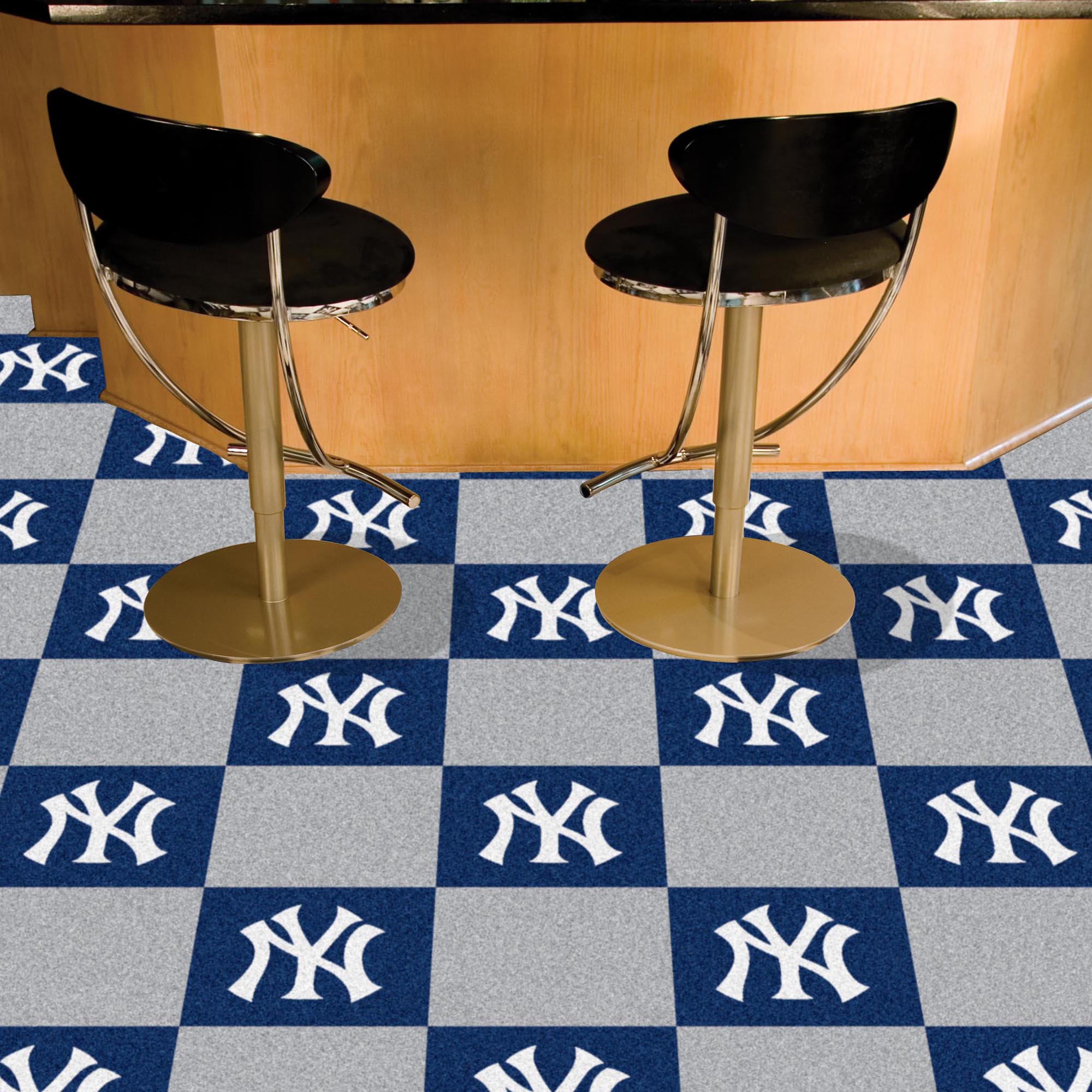 New York Yankees Carpet Tiles 18x18 in.