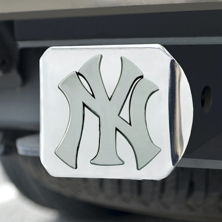 New York Yankees Chrome Trailer Hitch Cover