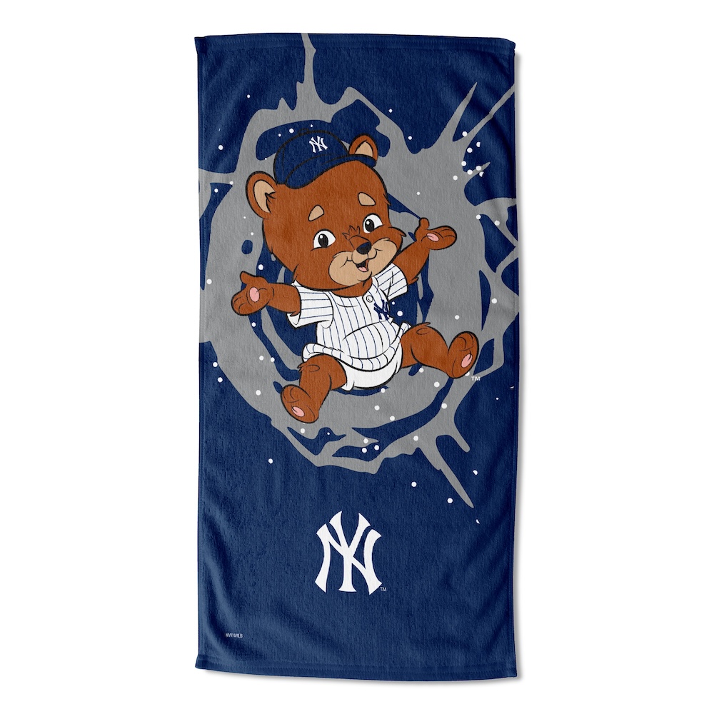 New York Yankees MASCOT 30x60 Beach Towel