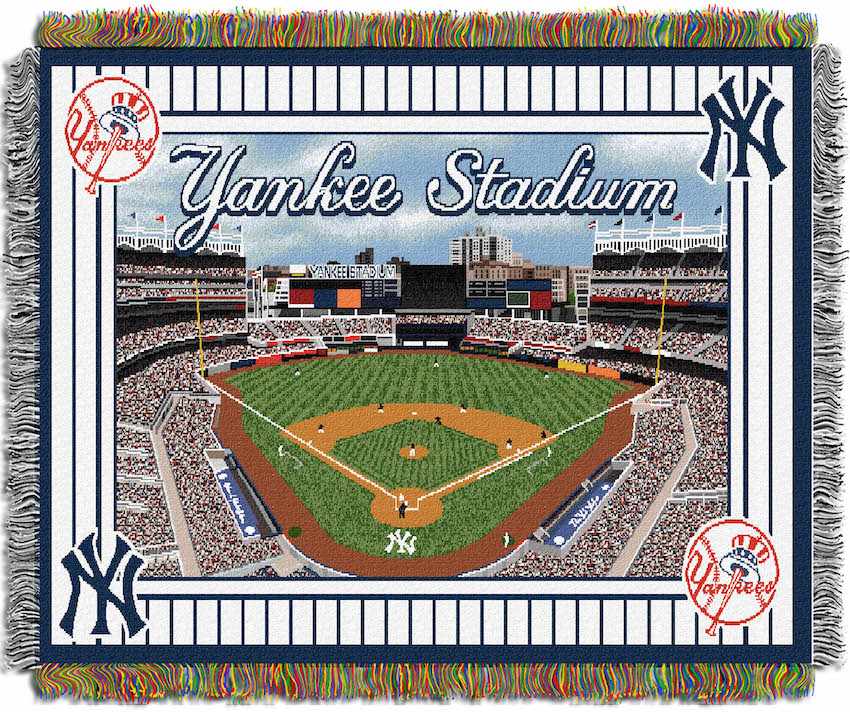 New York Yankees Stadium Tapestry Blanket 48 x 60