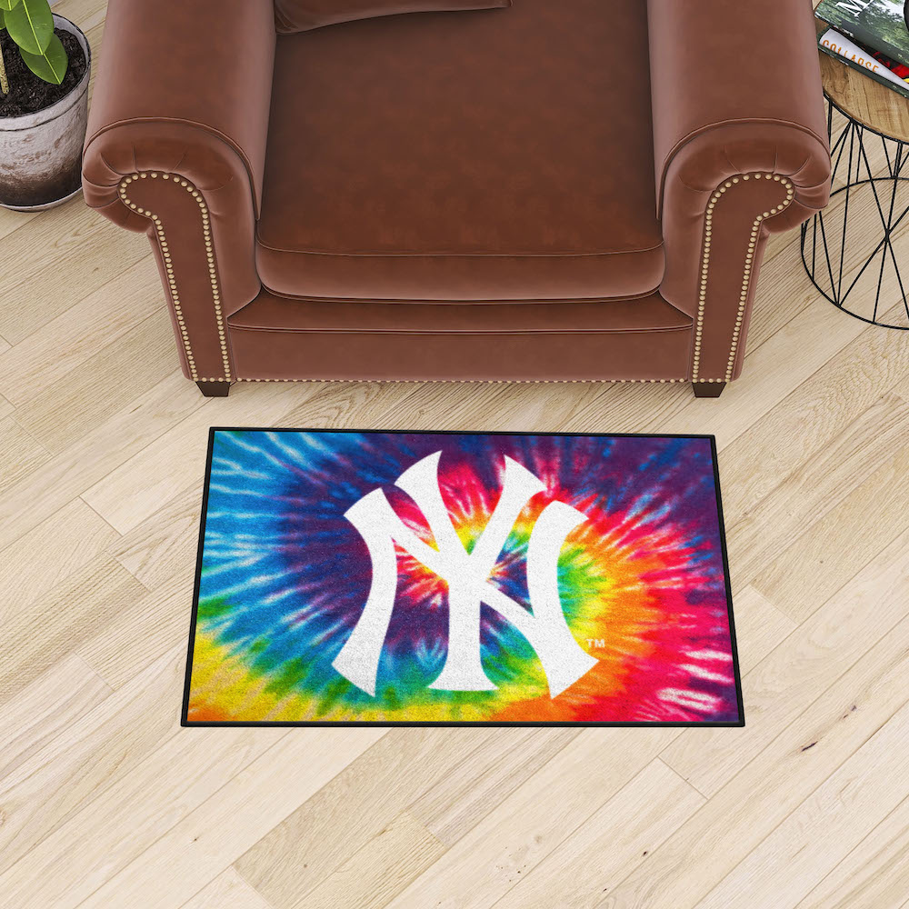 New York Yankees TIE-DIE 20 x 30 Starter Floor Mat