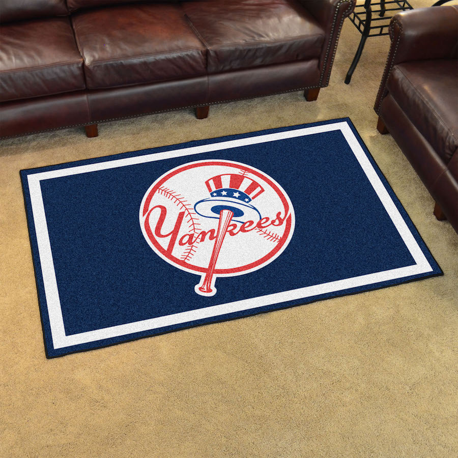 New York Yankees Top Hat 4x6 Area Rug