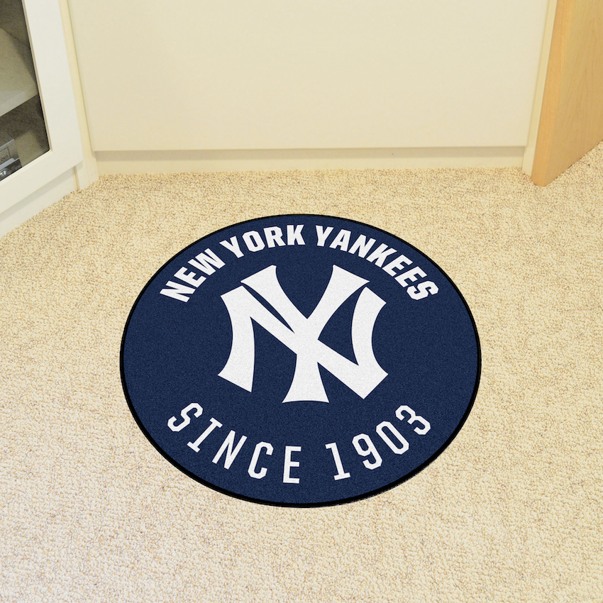 New York Yankees MLBCC Vintage Roundel Mat Throwback Logo
