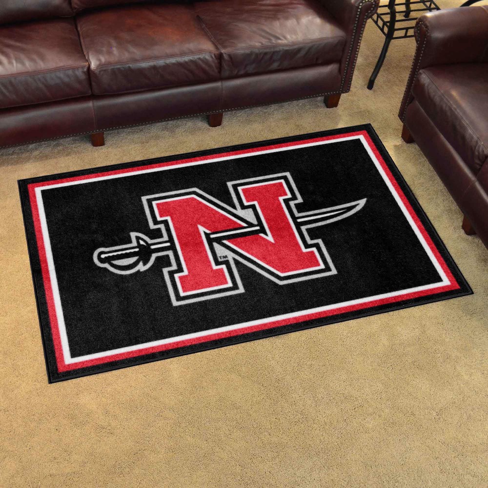 Nicholls State Colonels 4x6 Area Rug