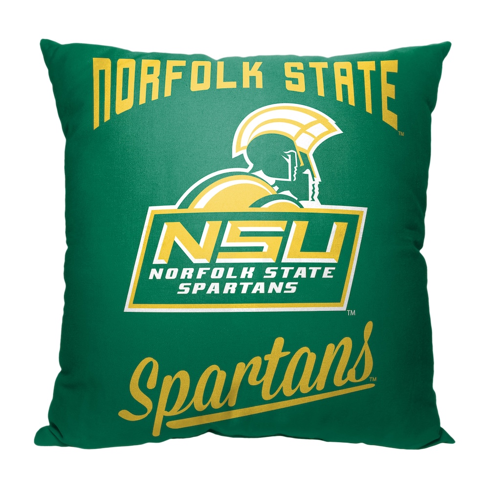 Norfolk State Spartans ALUMNI Decorative Throw Pillow 18 x 18 inch