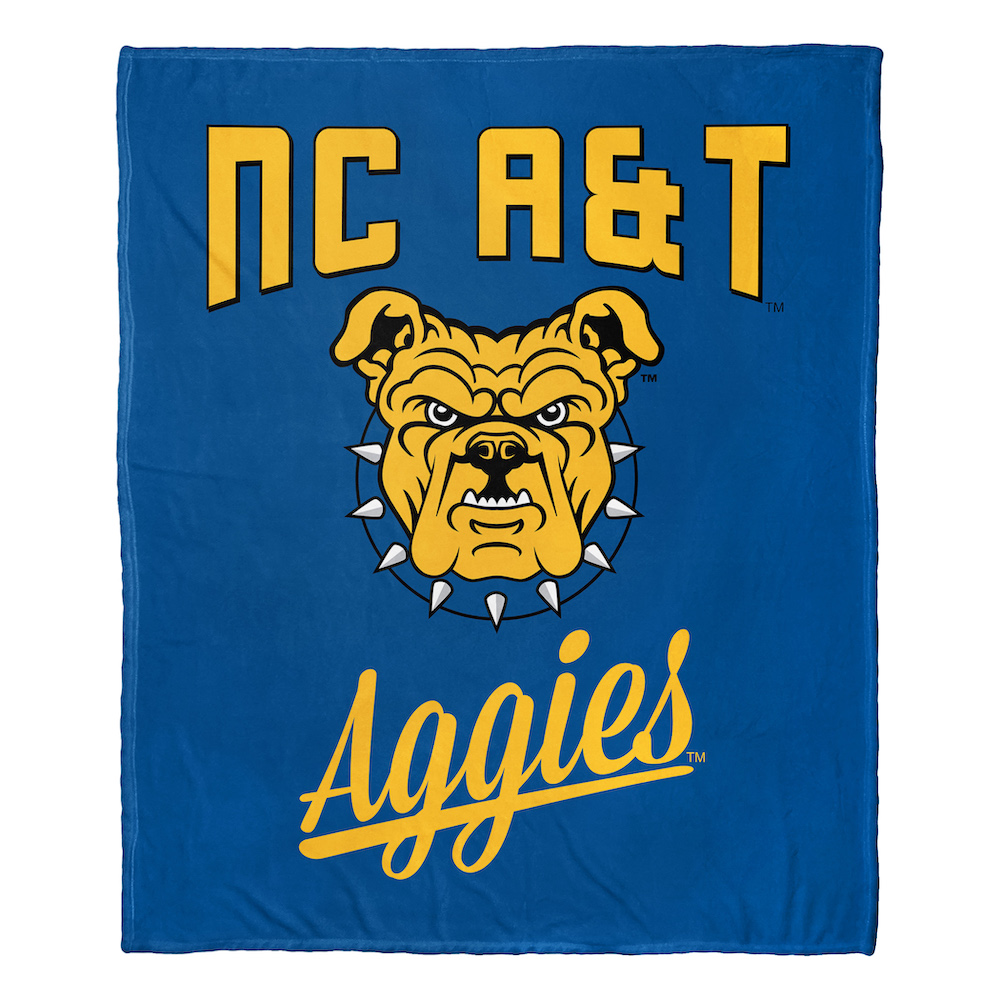 North Carolina A&T Aggies ALUMNI Silk Touch Throw Blanket 50 x 60 inch