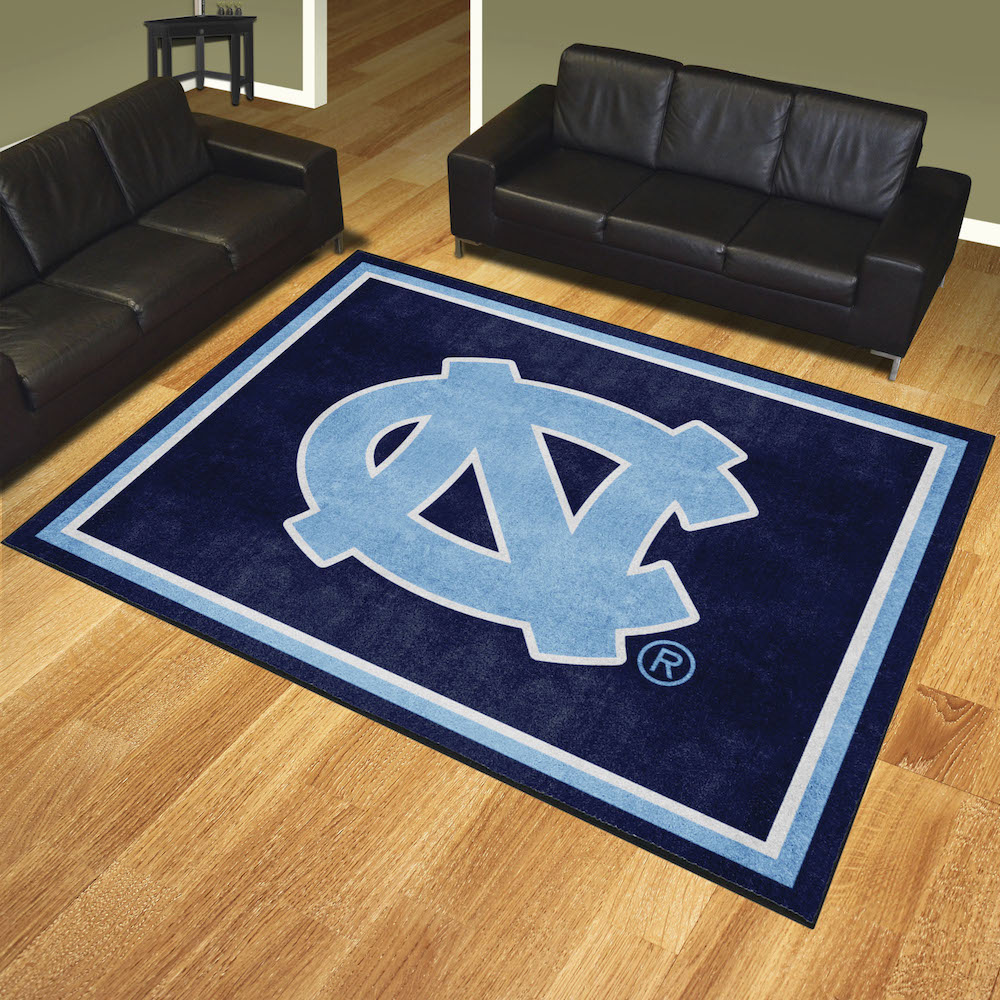 North Carolina Tar Heels 8x10 Area Rug - Alt Color