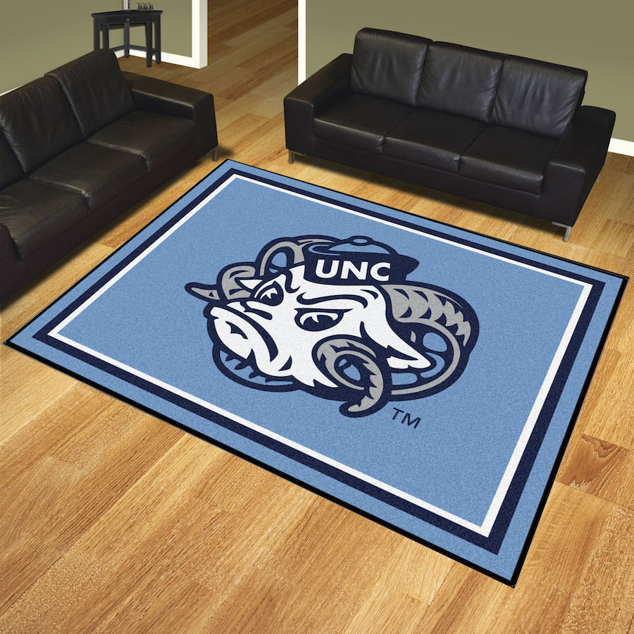 North Carolina Tar Heels ALT LOGO Ultra Plush 8x10 Area Rug