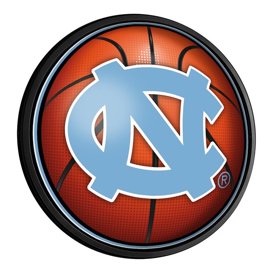 North Carolina Tar Heels Slimline LED Wall Sign ~ BASKETBALL