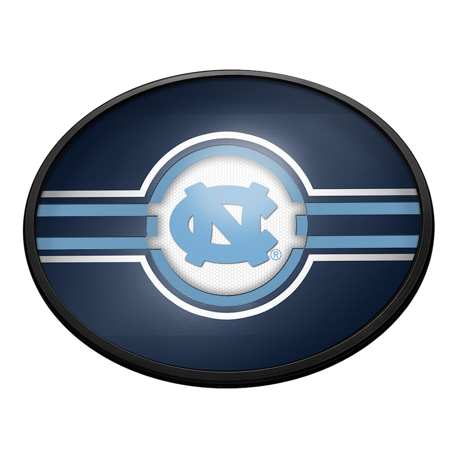 North Carolina Tar Heels Slimline LED Wall Sign ~ OVAL