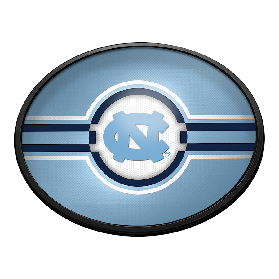 North Carolina Tar Heels Slimline LED Wall Sign ~ OVAL PRIMARY