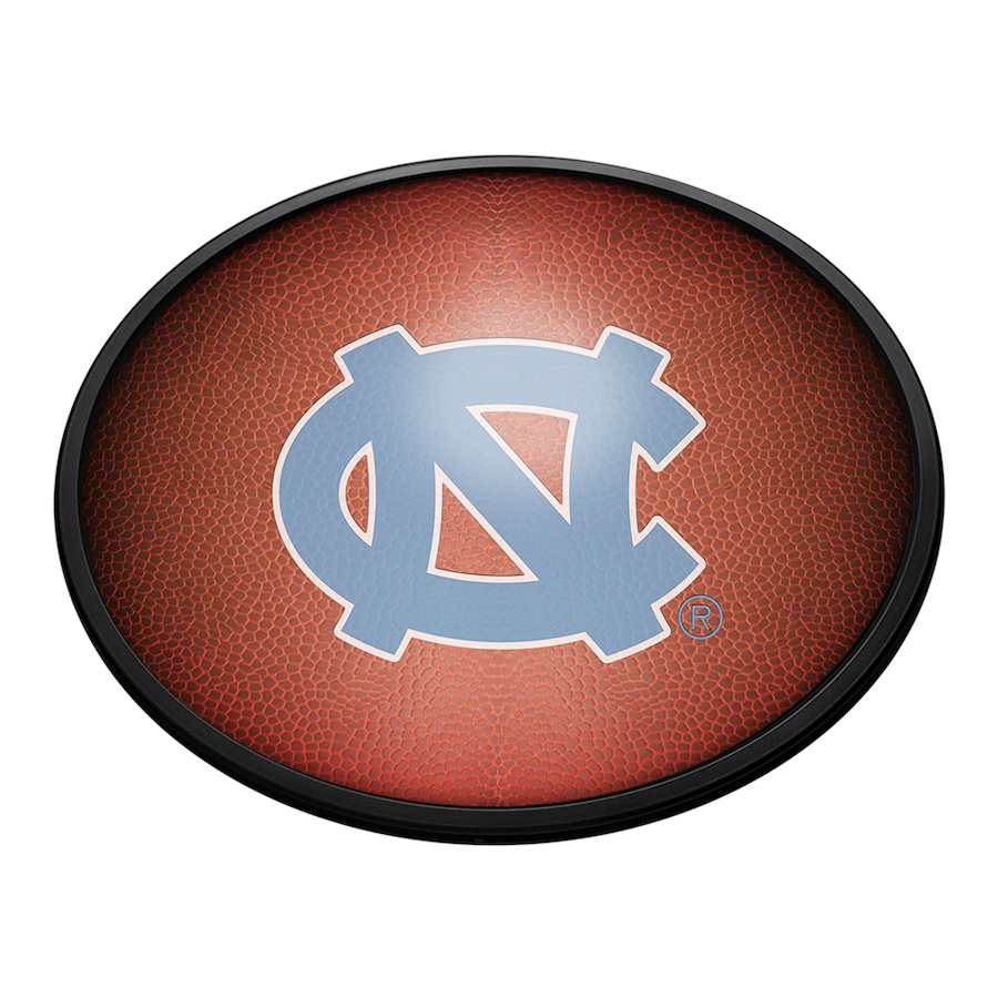 North Carolina Tar Heels PIGSKIN Slimline LED Wall Sign ~ OVAL