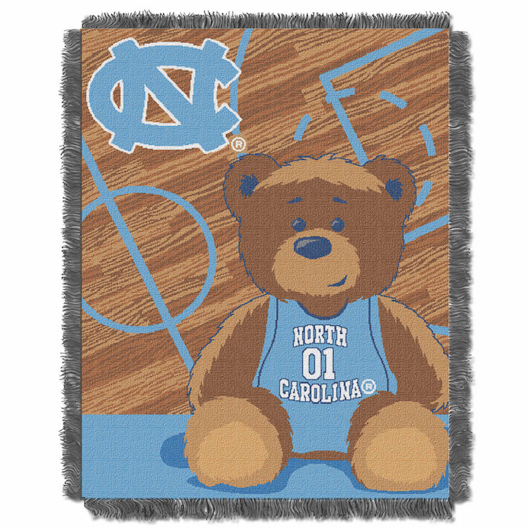 North Carolina Tar Heels Woven Baby Blanket 36 x 48