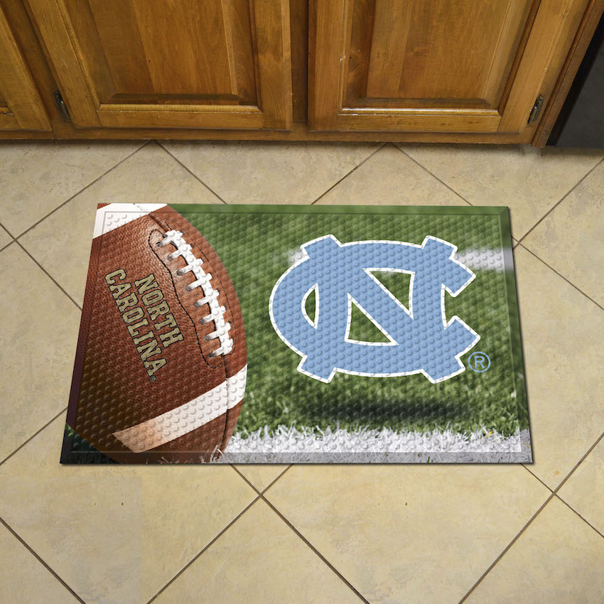 North Carolina Tar Heels Ball Style SCRAPER Door Mat