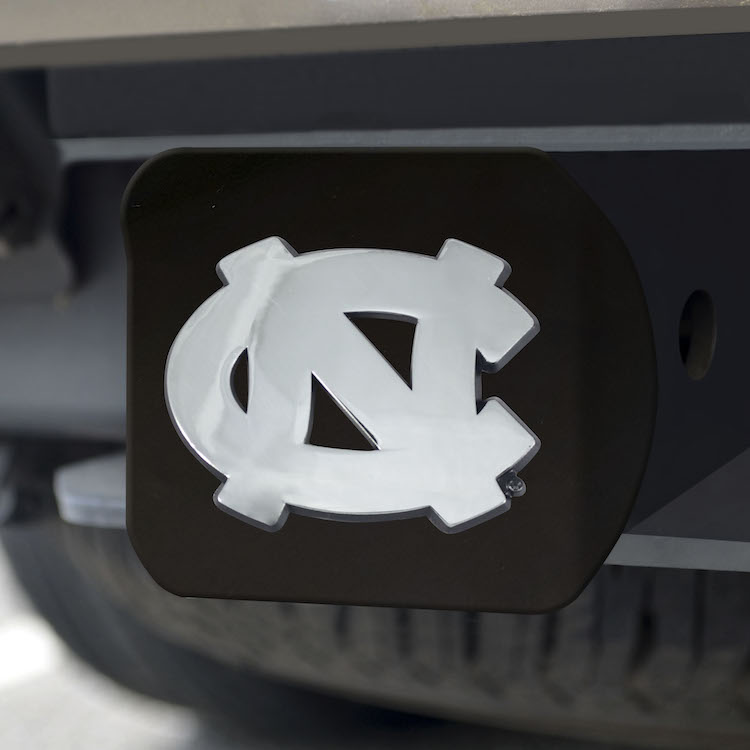 North Carolina Tar Heels BLACK Trailer Hitch Cover