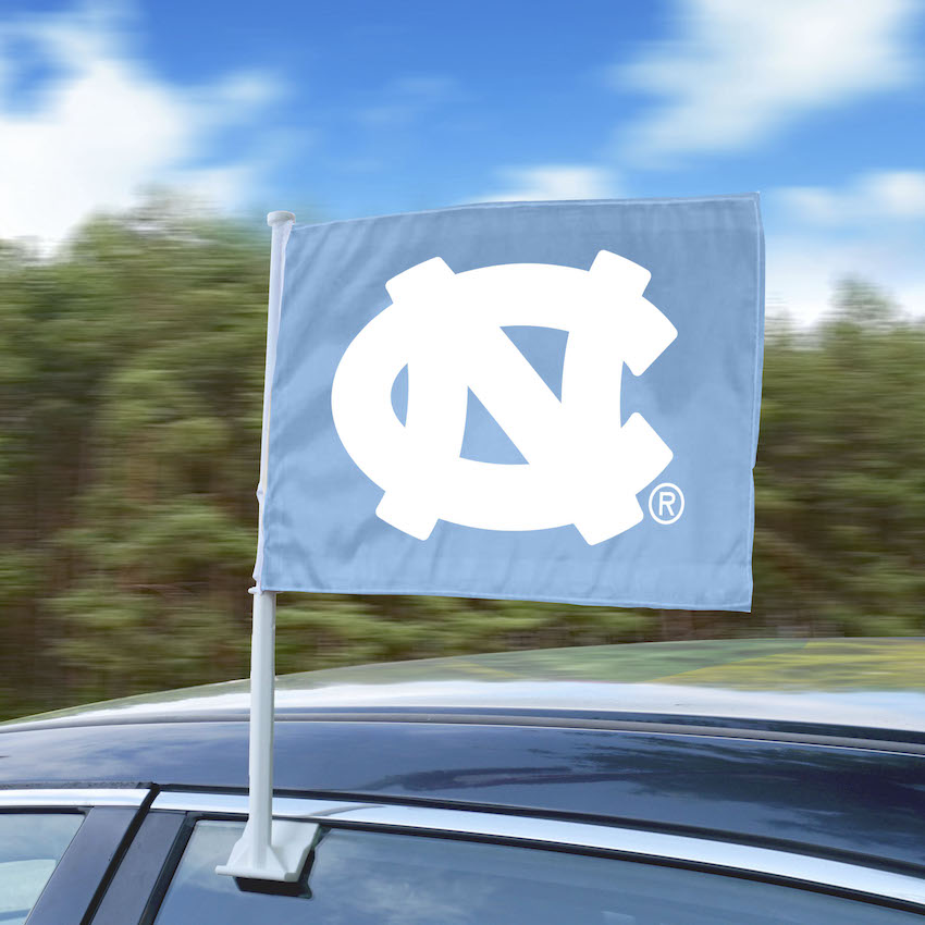 North Carolina Tar Heels Car Flag