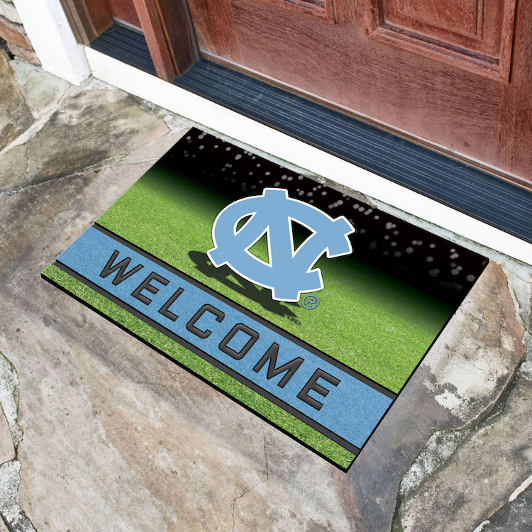 North Carolina Tar Heels Recycled Crumb Rubber Door Mat