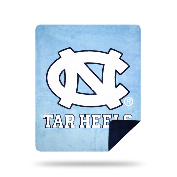 North Carolina Tar Heels DENALI Silver Knit Throw