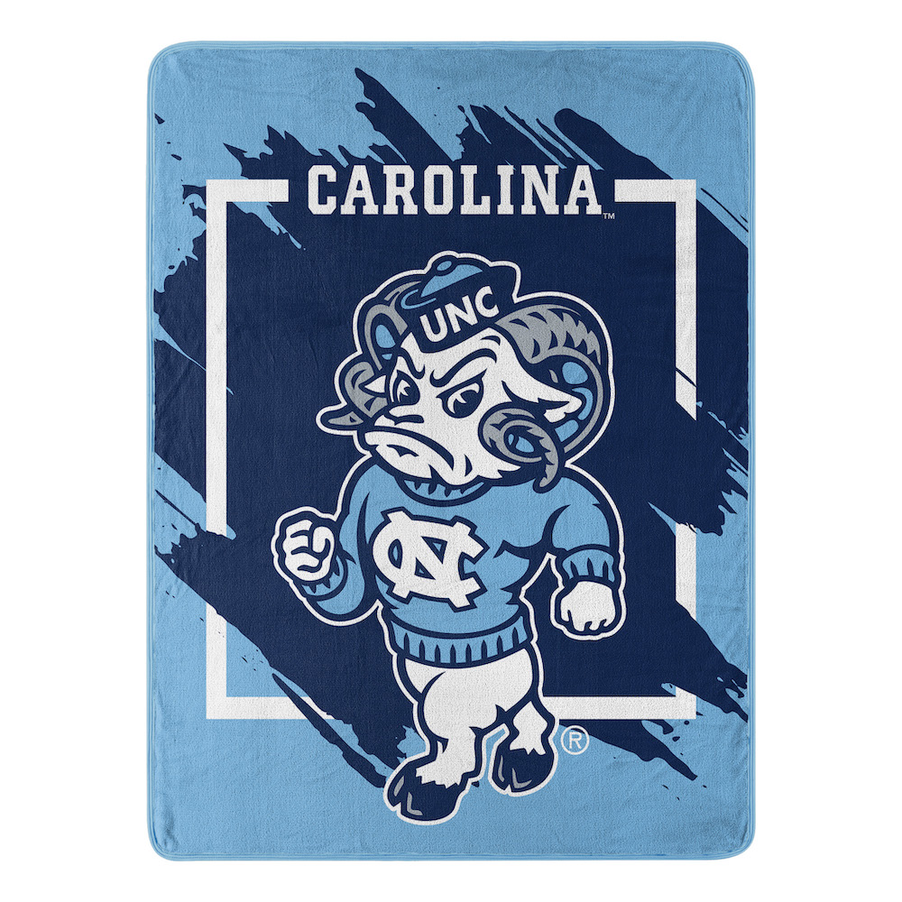 North Carolina Tar Heels Micro Raschel 50 x 60 Team Blanket