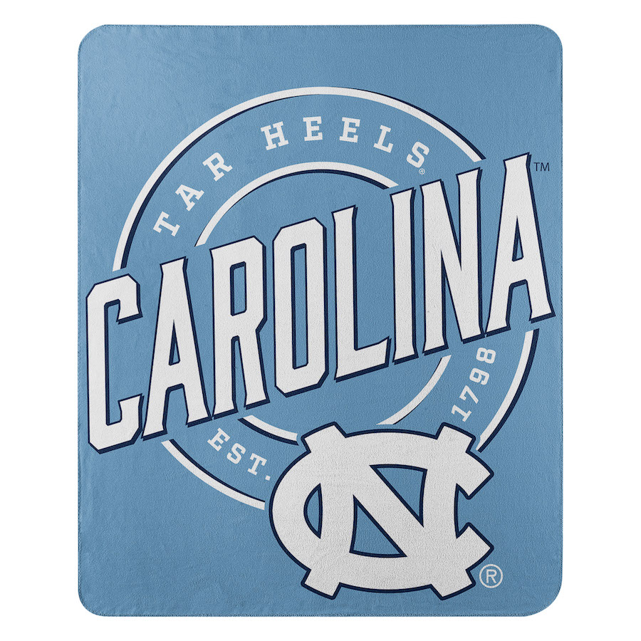 North Carolina Tar Heels Fleece Throw Blanket 50 x 60