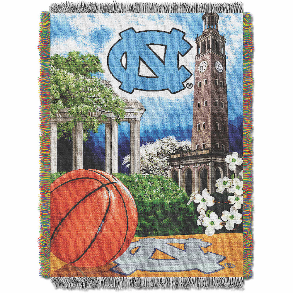 North Carolina Tar Heels Home Field Advantage Series Tapestry Blanket 48 x 60