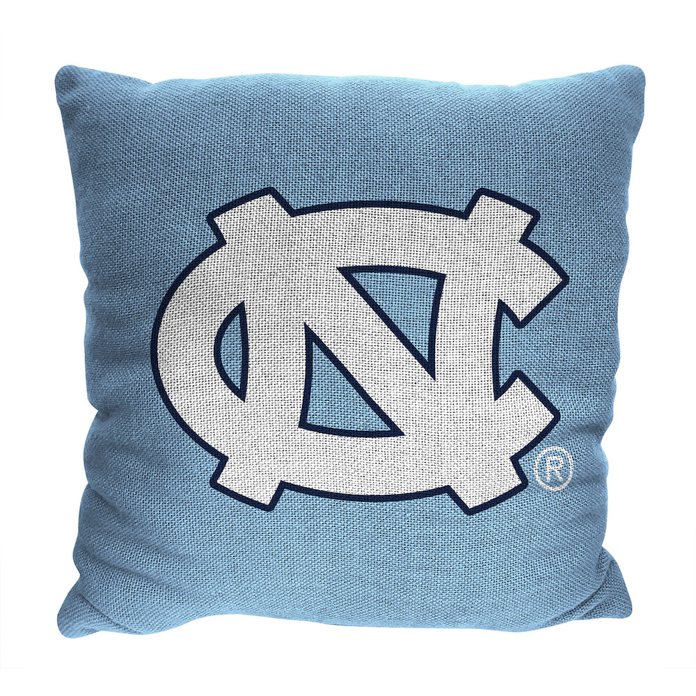 North Carolina Tar Heels Double Sided INVERT Woven Pillow