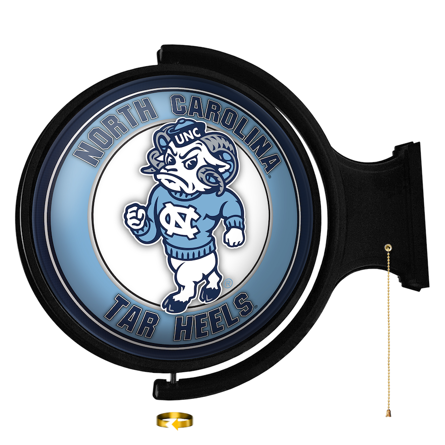 North Carolina Tar Heels MASCOT LED Rotating Wall Sign