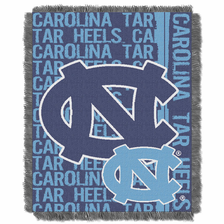 North Carolina Tar Heels Double Play Tapestry Blanket 48 x 60