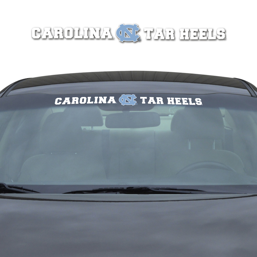 North Carolina Tar Heels Windshield Decal