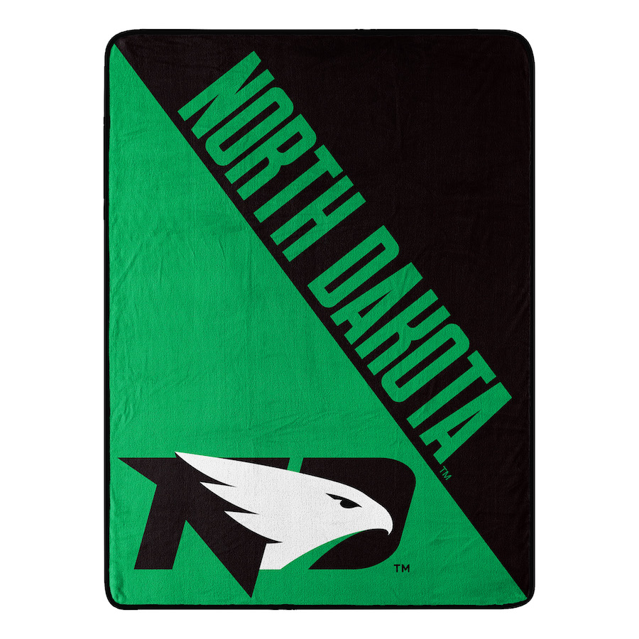 North Dakota Fighting Hawks Micro Raschel 50 x 60 Team Blanket