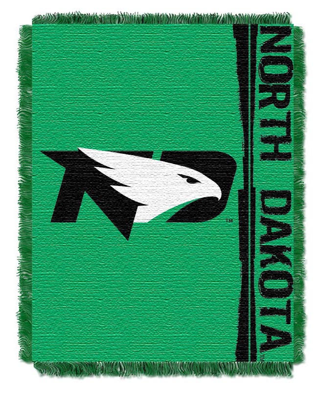 North Dakota Fighting Hawks Double Play Tapestry Blanket 48 x 60