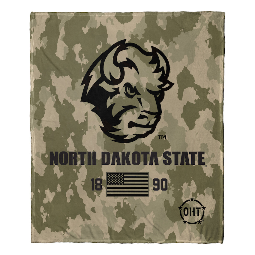 North Dakota State Bison OHT Special OPS Silk Touch Throw Blanket