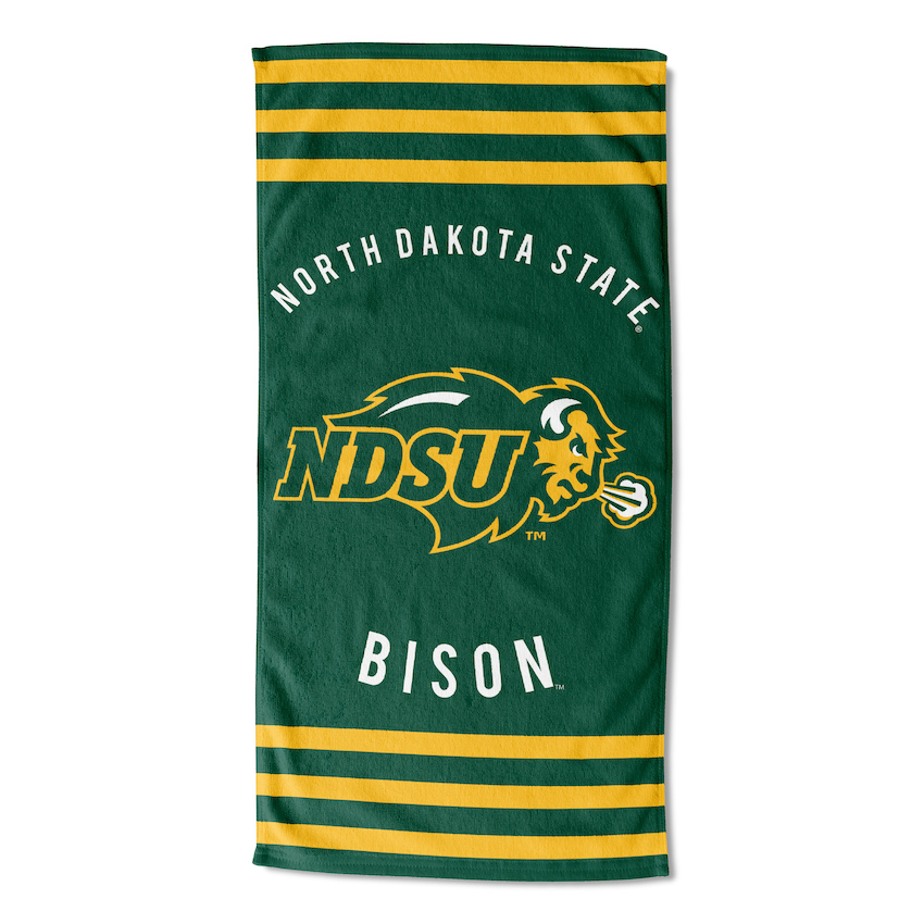 North Dakota State Bison Beach Towel