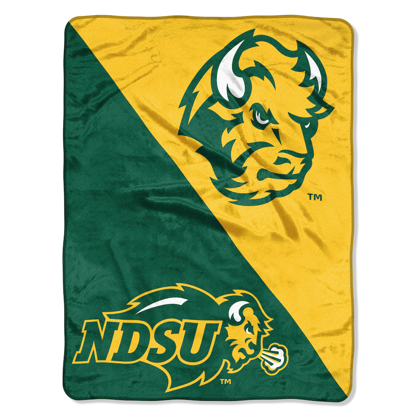 North Dakota State Bison Micro Raschel 50 x 60 Team Blanket