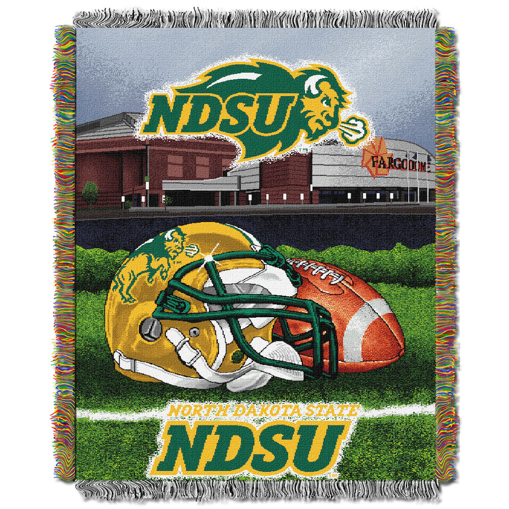 North Dakota State Bison Home Field Advantage Series Tapestry Blanket 48 x 60